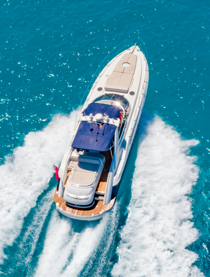 Sunseeker Predator 54ft - Riva Ibiza | Riva Ibiza, Yachts to hire in Ibiza, Luxury Villas and Retreats